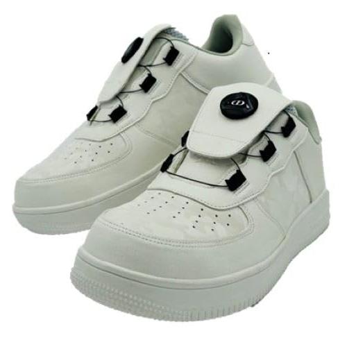 [ジーデージャパン] ワークシューズ ダイヤル式ワークシューズ ローカット メンズ GD-640 ホワイト 26.0 cm