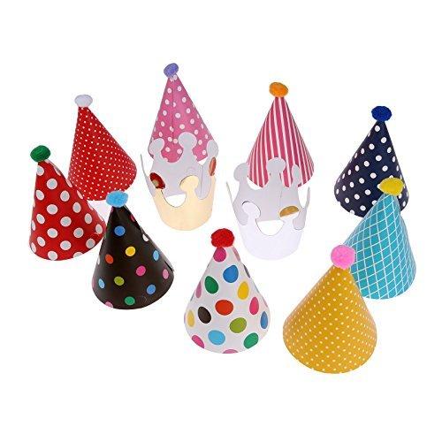 最新のデザイン バースデー帽子 11個セット パーティー帽子 大人 子供兼用 飾り パーティー小物 お祝い 誕生日 王冠 三角帽子 その他パーティー グッズ Www Fattoriabacio Com