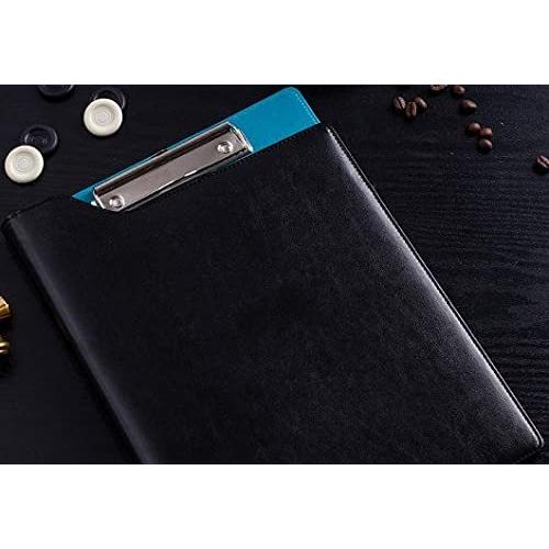 人気沸騰ブラドン Kawauso バインダー 黒 水色 Puレザー 黒 茶色 紺色 水色 二つ折 クリップボード A5 バインダー Www Anaboliki24 Pl