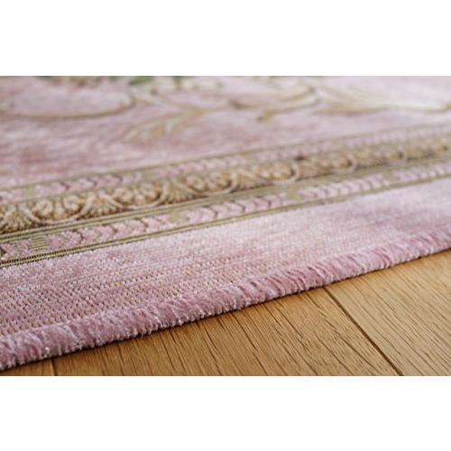 サヤンサヤン 花柄 ラグマット 絨毯 アルダ 200x200 2畳 ローズ ゴブラン織 ベルギー製 使用される の特徴