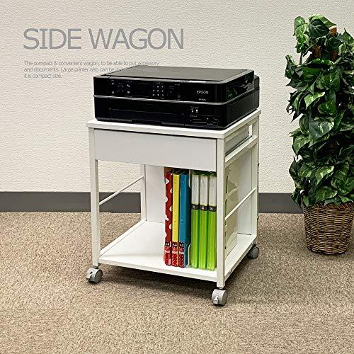 期間限定期間限定PJC-7005-WH 白木目プリンター台・プリンターワゴン