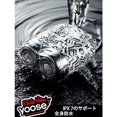 【yoose正?品】 メンズシェーバー 電気シェーバー 電動ひげそり 2枚刃 回転式 深剃り 携帯髭剃り 小型 コンパク 