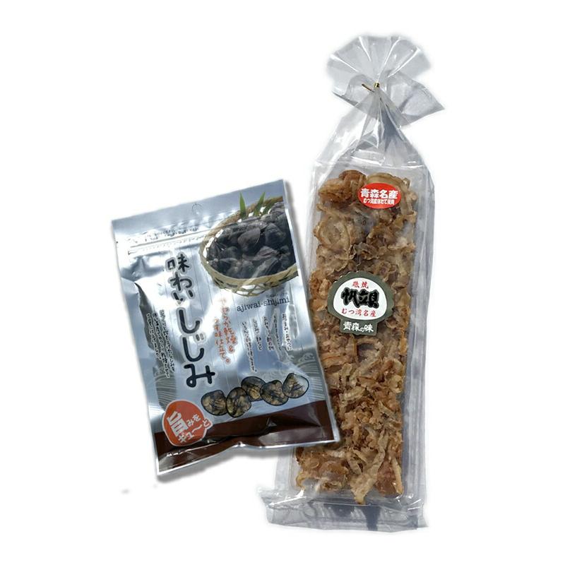 珍味 おつまみ 乾物・佃煮 味わいしじみ 45g + 磯焼ほたて貝 110g 各1袋 あじわいしじみ いそやききほたて おつまみ おやつ メール便 | 