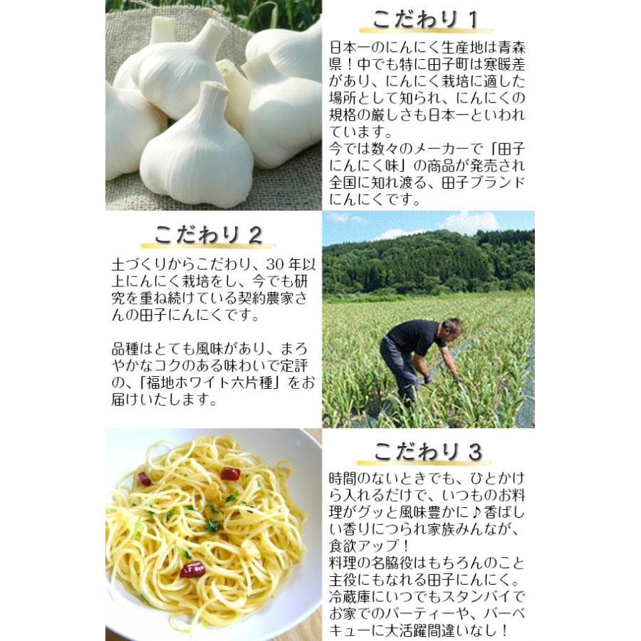 田子にんにく にんにく 青森県産 ニンニク 訳あり Sサイズ 3kg たっこ