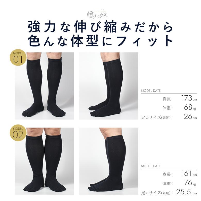 ユニフォーム、ソックス等 日本製 野球 ソックス 着圧 5本指ソックス ネイビー 紺 5本指 五本指