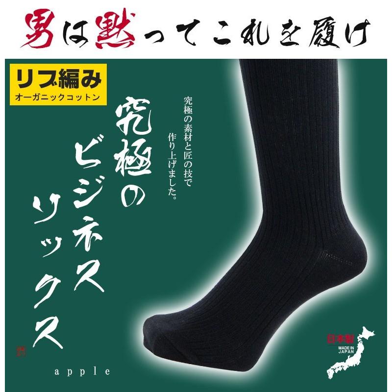靴下 ビジネスソックス メンズ 臭わない リブ編み 夏用 ソックス くつ下 Socks Apple1003 日本製靴下apple 通販 Yahoo ショッピング