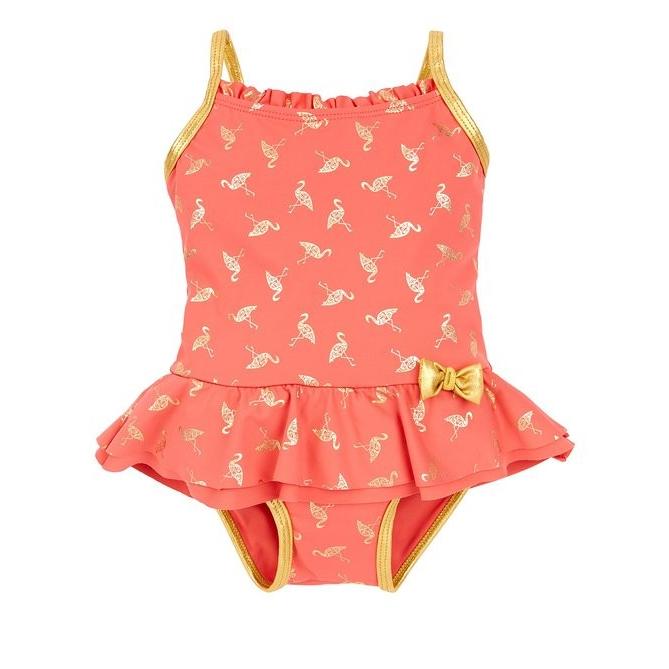 送料無料 MONSOON BABY FOIL FLAMINGO SWIMSUIT 水着 ワンピース水着 スイムスーツ 水遊び着 フラミンゴ 春夏女の子 ベビー服 2015年春夏新作｜appleboutique