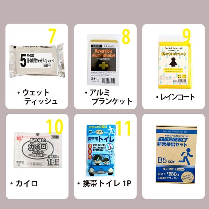 防災のプロが選んだエマージェンシー11点入り コンパクト 非常持ち出し