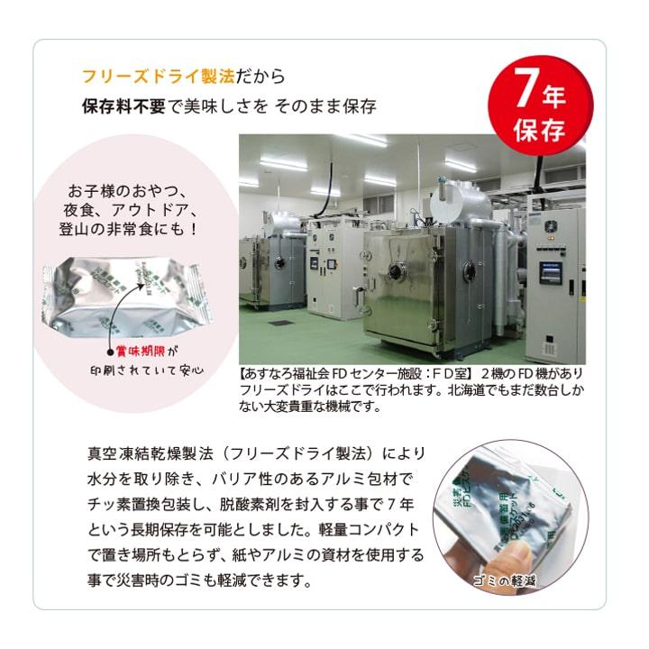 米粉クッキー 96個 大量備蓄しやすい 非常食 保存食 防災グッズ 防災用品 7年保存の画像