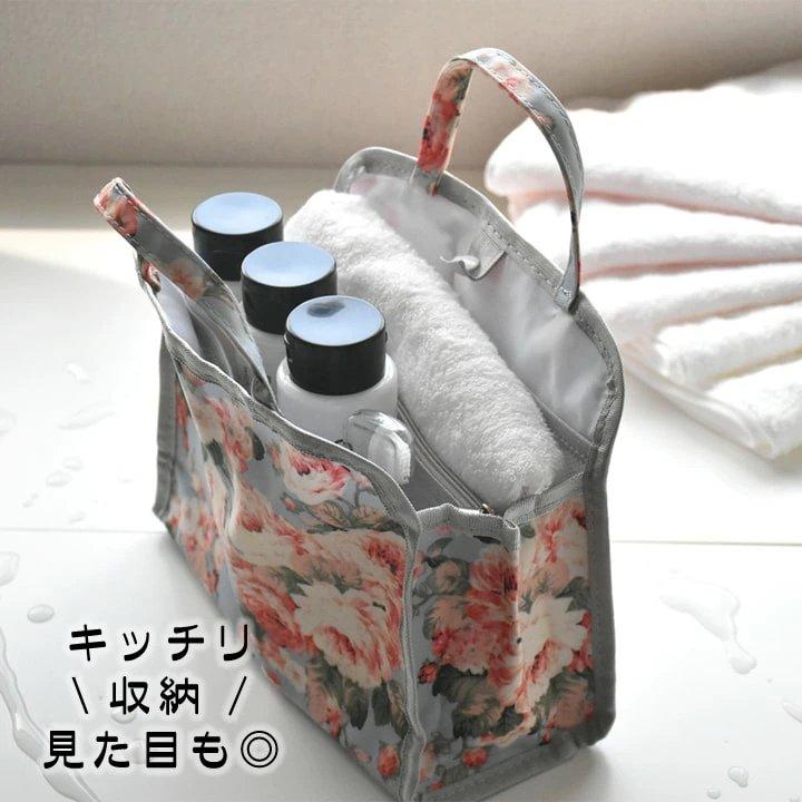 スパバッグ 花柄 水玉 サウナバッグ 温泉バッグ 旅行 ジム