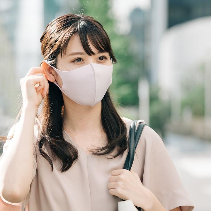 マスク 厚生地 ウレタンマスク 5枚入り 個包装 洗える 3D 息苦しくない