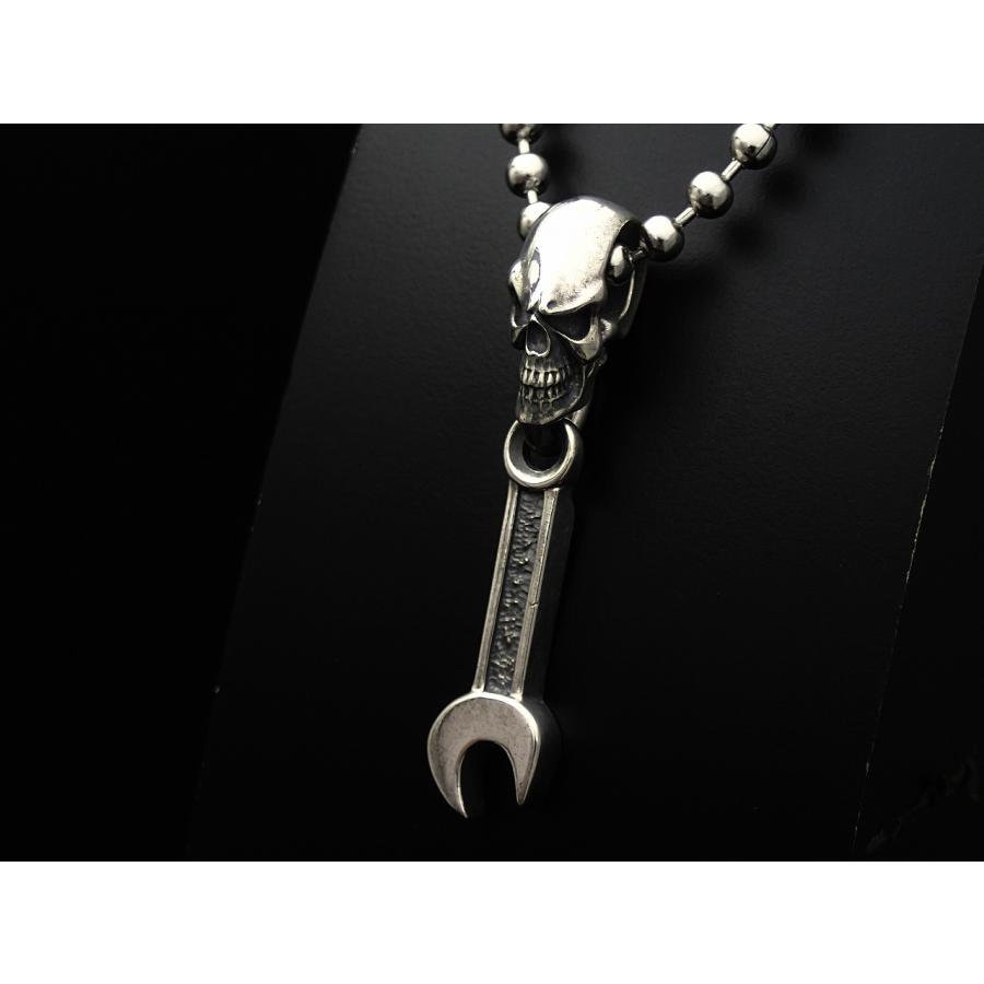 ペンダント スパナ レンチ スカル 工具 工具モチーフ シルバー925 
