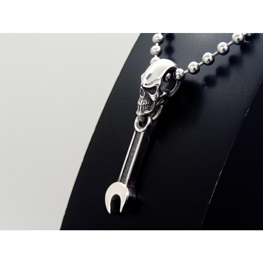 ペンダント スパナ レンチ スカル 工具 工具モチーフ シルバー925