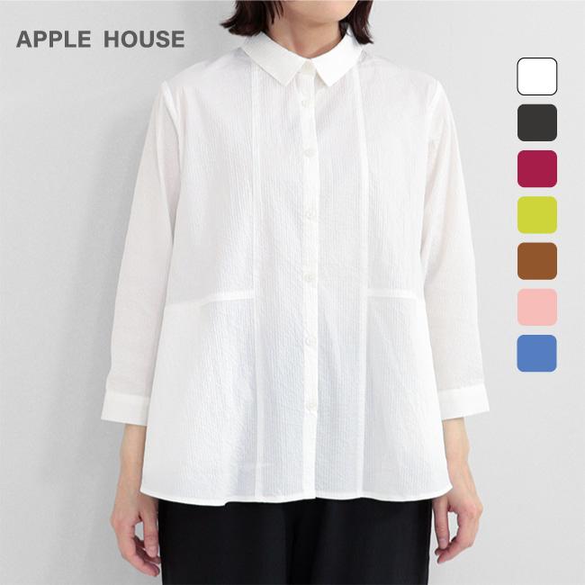 APPLE HOUSE（アップルハウス） グラナシャツ ストライプ 羽織 前あき 