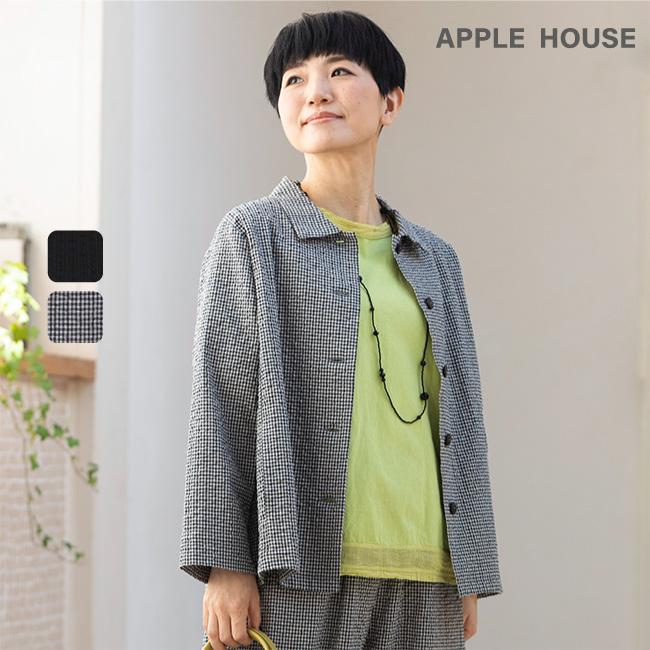 APPLE HOUSE（アップルハウス） ケースシャツジャケット チェック柄 