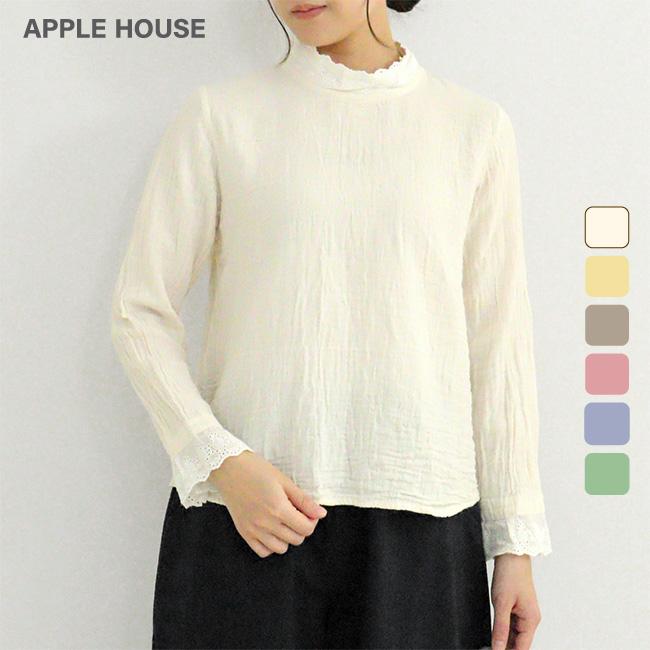 APPLE HOUSE（アップルハウス） アドレシャツ 後染め 長袖 : APPLE 