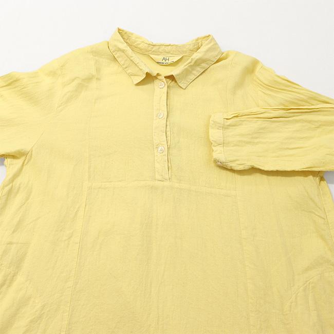 APPLE HOUSE（アップルハウス） オメオチュニック 後染め 長袖 : APPLE