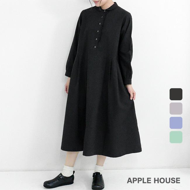 APPLE HOUSE（アップルハウス） オットワンピース ウエストタック 長袖