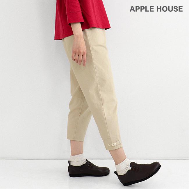 APPLE HOUSE（アップルハウス） ソフトアールグレイパンツ : APPLE