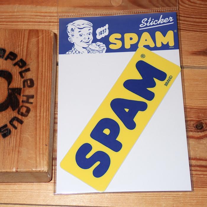 スパム ステッカー (SPAMロゴ イエロー) シール STICKER SPAM LOGO YE : アップルハウスweb支店 - 通販 ...