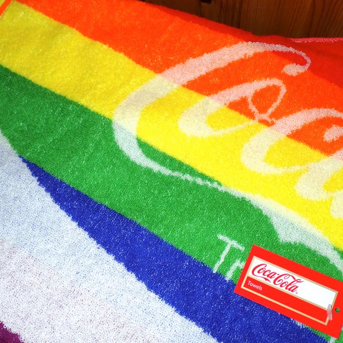 Coca Cola コカコーラ フェイスタオル ジャガード （4色） 日本国内