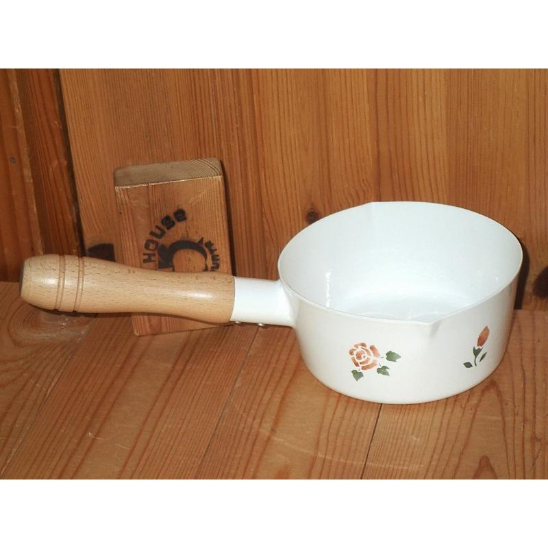 k*m様 マニー ホーロー片手鍋 Many（食器） 2024.8価格改正 マニー ローズ 片手鍋 ホーロー