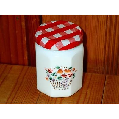 Many マニー 雑貨 プロヴァンス 瓶 ビン ガラス ミルクジャム瓶