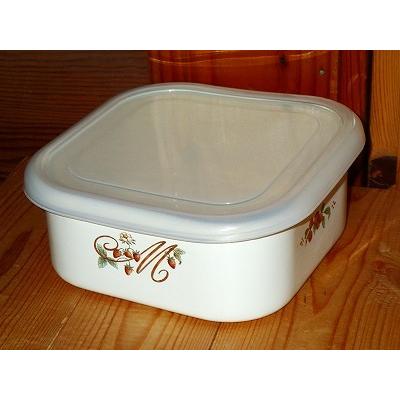 Many マニー マニーロココ レールデュロココ ホーロー 容器 コンテナ
