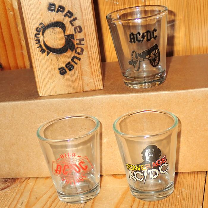 ショットグラス AC/DC エーシーディーシー (結成50周年 ) : アップル