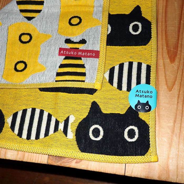 Atsuko Matano（アツコマタノ） 俣野温子 MEMEとお魚 3重ガーゼ