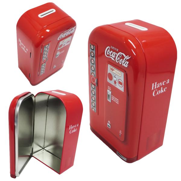 Coca Cola（コカコーラ） 貯金箱 バンク コインバンク コーラ アメ雑