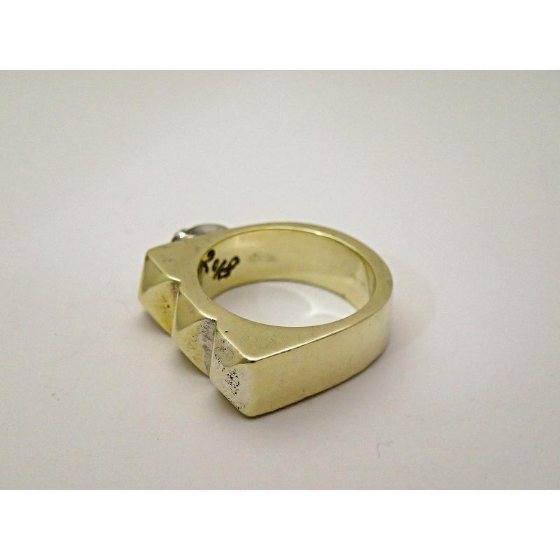 スタッズリング スカルリング ロック スタッズ シルバーアクセサリー
