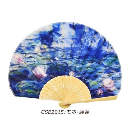 おしゃれ　扇子　名画シリーズ　 共柄ケース付き　AMANO　あまの　メール便可 |  | 03