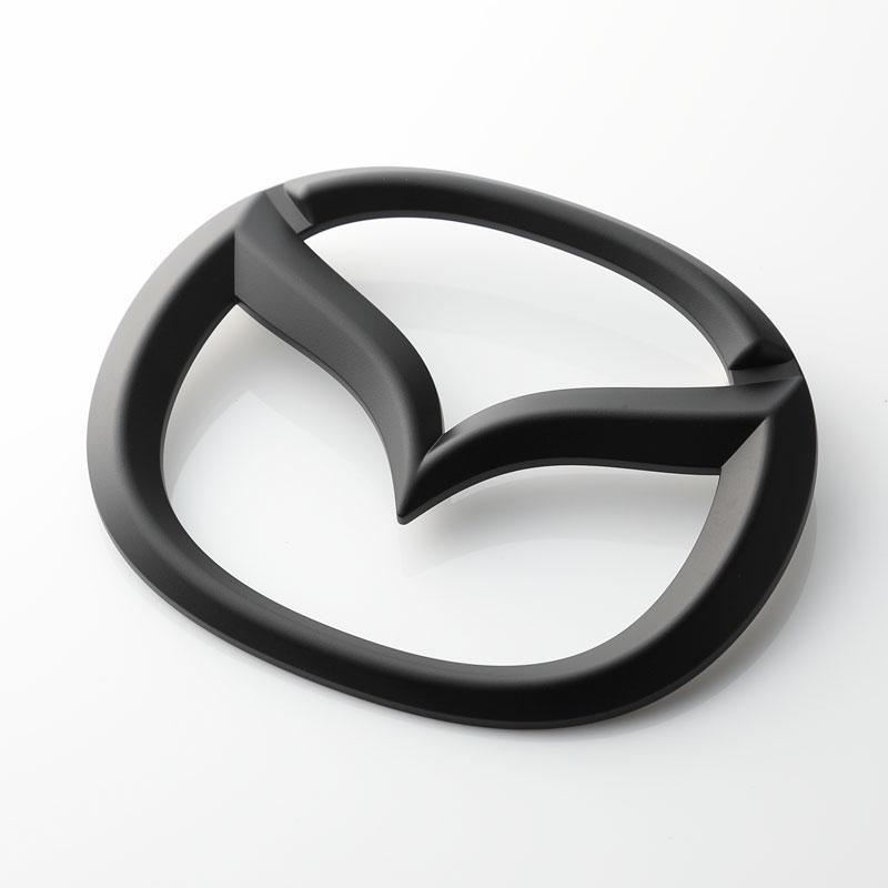 マツダ CX-8 マット ブラック リアエンブレム : アップルオート 
