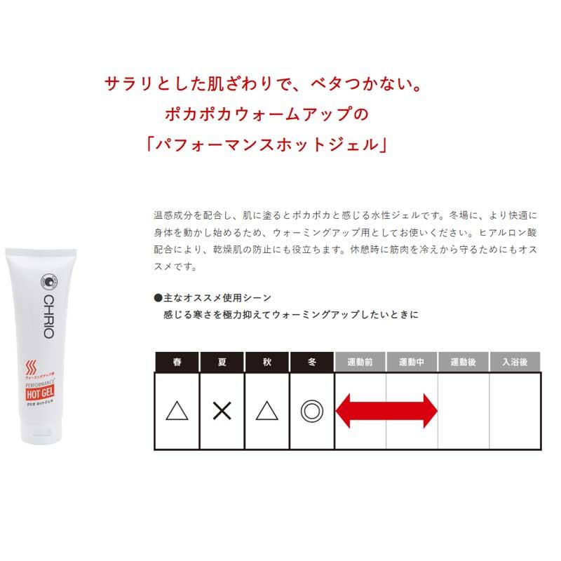 クリオ パフォーマンスホットジェル Chrio Performance Hot Gel 120g ボディケア(06872)｜applesp｜09