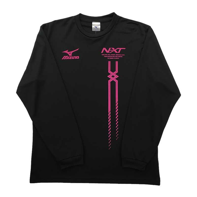 MIZUNO ミズノ アップルオリジナル長袖Tシャツ NXTロゴ ロンＴ 陸上 ランニングウェア 62sp16 cst longt(62sp16nx09)｜applesp｜07