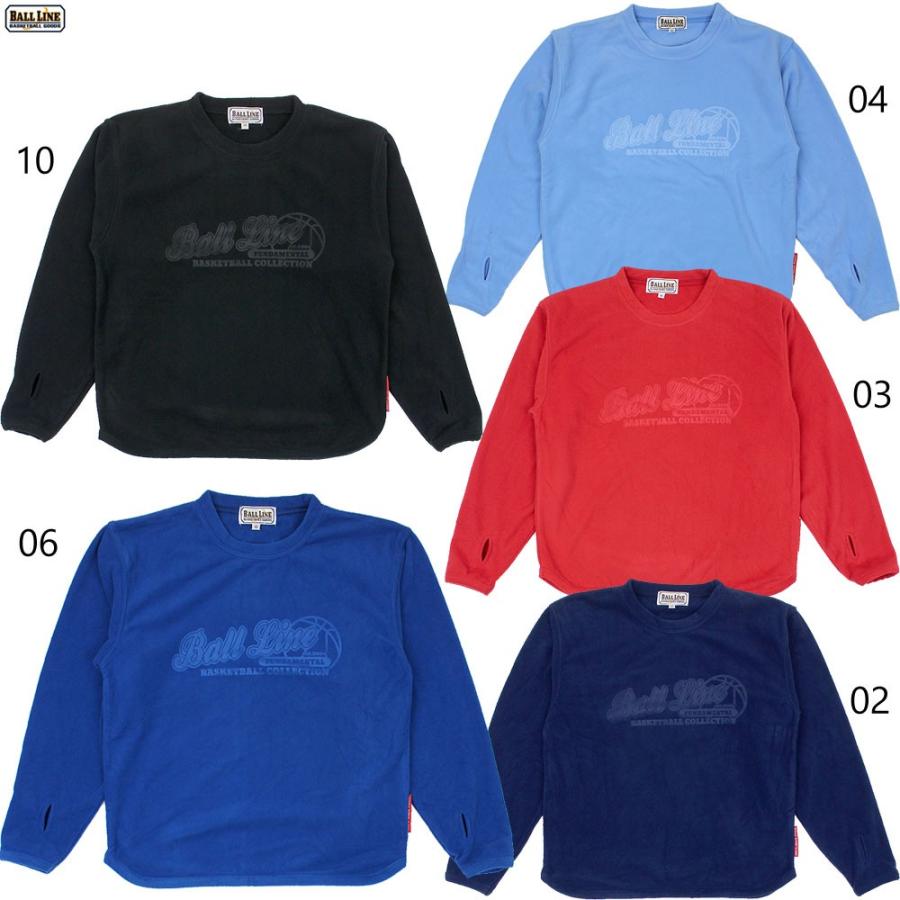 16 Fw New Ball Line ボールライン フリースロンt 長袖 バスケットボール ロングスリーブ Blmf 1011 Blmf 1011 アップルスポーツ 通販 Yahoo ショッピング