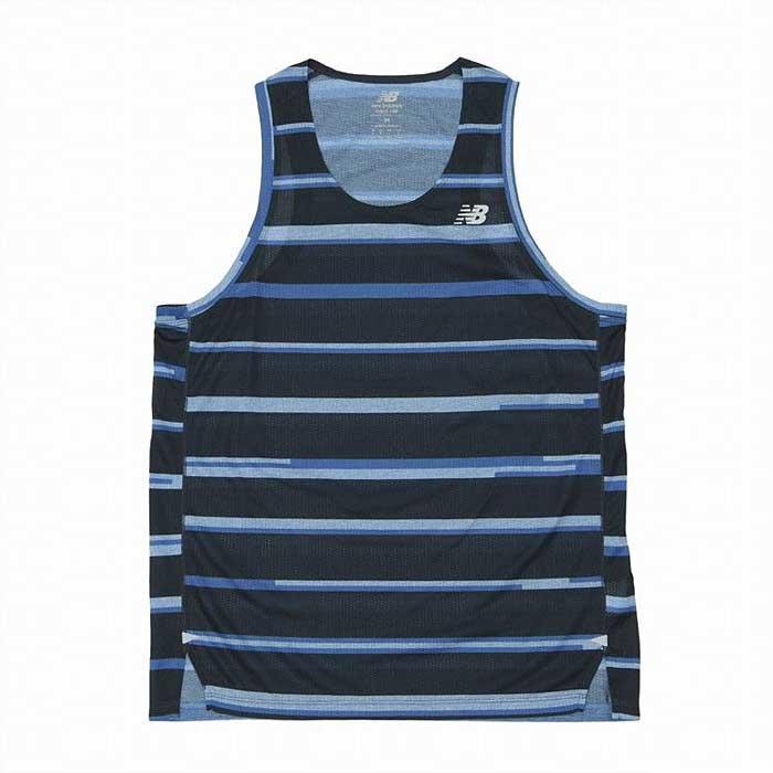 捧呈 New Balance ニューバランス Impact グラフィックシングレット メンズランニングウェア 21fw Wnb Mt Cisama Sc Gov Br