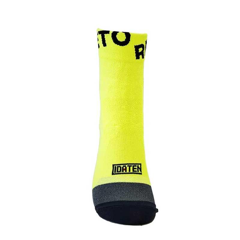 RETO RUNNING SOCKS BIGLOGO レト ランニングソックス ビッグロゴ イエロー IDATEN コラボ(retorunbigyel)｜applesp｜02