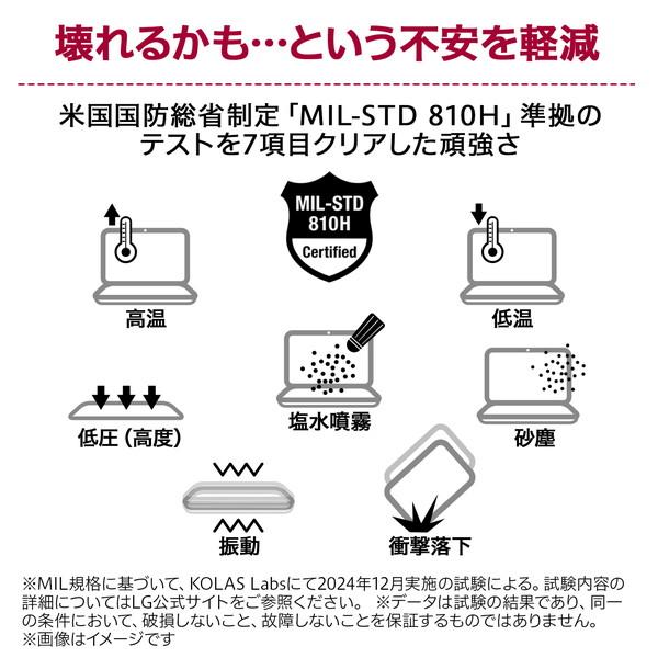 ノートパソコン LG gram 14Z90T-GA52J 14インチ 1920×1200 Core Ultra 5 225H SSD:256GB メモリ:16GB Win11 Home 0121-4989027029897-ds | LG gram | 05