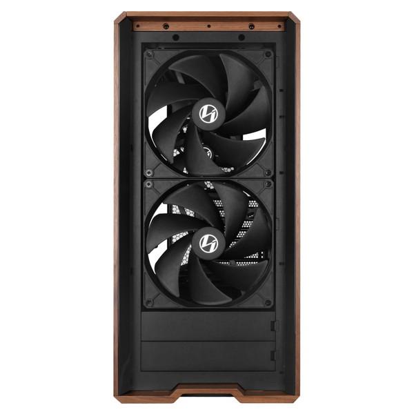 LIAN LI PCケース LANCOOL 217 Black 木調デザイン 裏配線対応 ファン5 