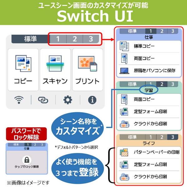 CANON キャノン オールインワン複合機 5色 2.7型タッチパネル レーベル印刷可 QRコードセットアップ PIXUSXK110 -お取り寄せ- |  | 01