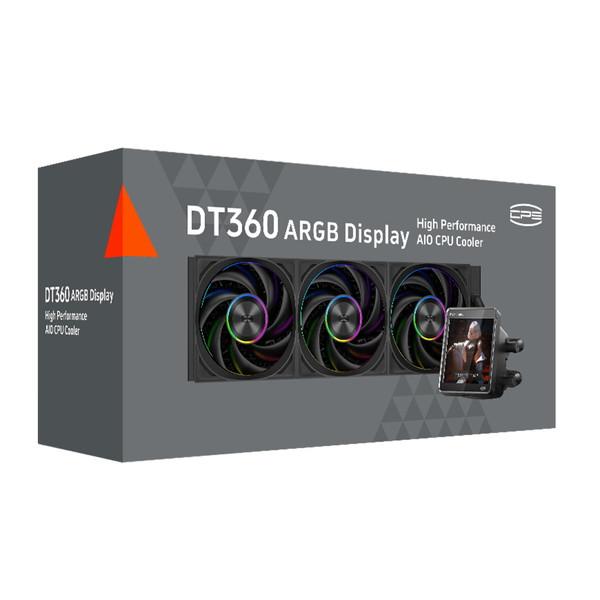 CPS 水冷CPUクーラー DT360 ARGB Display Black 3.4インチディスプレイ搭載 120mmファン×3 PCCOOLER -お取り寄せ- 0267-6940526114376-ds |  | 07