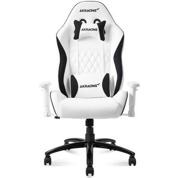 ティーン向けゲーミングチェア AKRacing Pinon Gaming Chair White ホワイト 4549584344583-ds 【代引・日時指定不可】｜applied-net