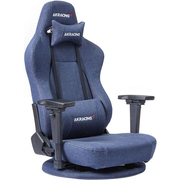 ゲーミング座椅子 AKRacing 極坐 デニムモデル AKR-GYOKUZA-DENIM 【代引・日時指定・キャンセル不可・北海道沖縄離島配送不可】 0342-4549584360712-ds | AKRacing