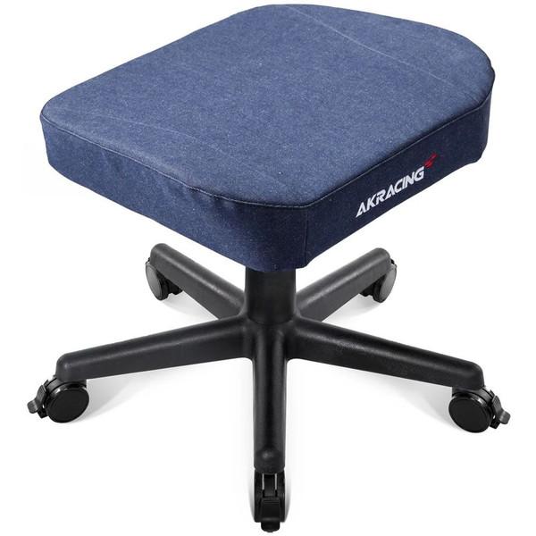 ゲーミングチェア AKRacing フットレスト Denim AKR-FOOTREST-DENIM 【代引・日時指定・キャンセル不可・北海道沖縄離島配送不可】 0342-4549584360729-ds | AKRacing