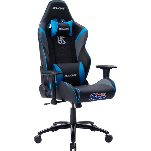 AKRacing ゲーミングチェア 東京ヤクルトスワローズモデル AKR-TOKYO/YAKULT/SWALLOWS-CHAIR リクライニング -お取り寄せ- 0342-4549584381830-ds | AKRacing