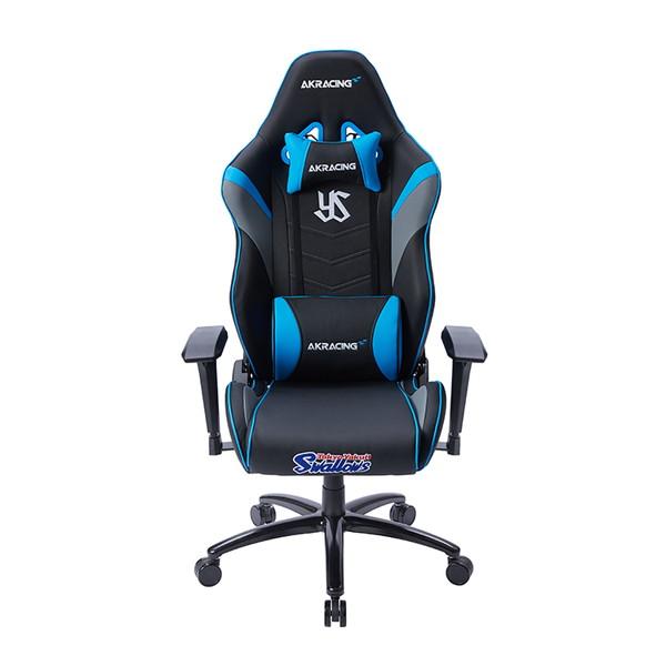 AKRacing ゲーミングチェア 東京ヤクルトスワローズモデル AKR-TOKYO/YAKULT/SWALLOWS-CHAIR リクライニング -お取り寄せ- 0342-4549584381830-ds | AKRacing | 01