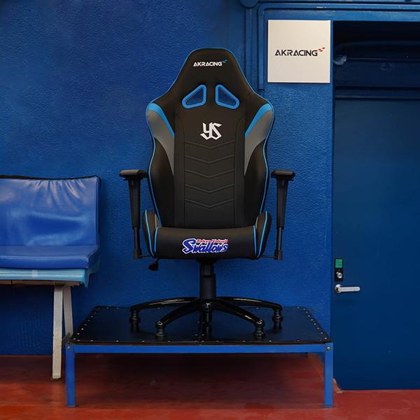 AKRacing ゲーミングチェア 東京ヤクルトスワローズモデル AKR-TOKYO/YAKULT/SWALLOWS-CHAIR リクライニング -お取り寄せ- 0342-4549584381830-ds | AKRacing | 05