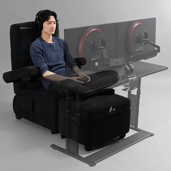 Bauhutte（バウヒュッテ） ゲーミングソファ デラックス G-410-BK